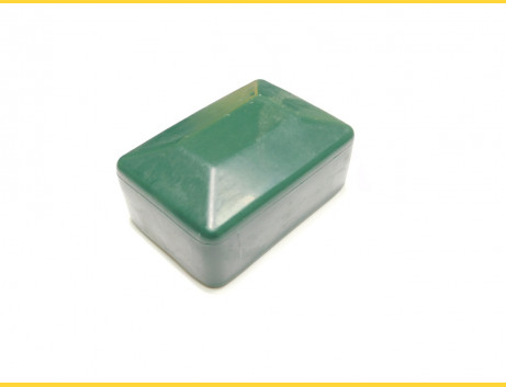 Cap PVC 60x40mm / green