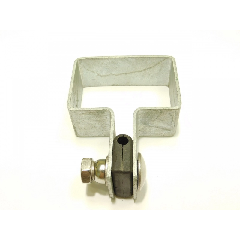 Táblarögzítő bilincs 60x40mm oszlopra / 4mm / vég / HNZ