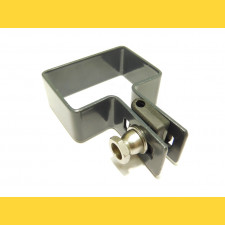 Panel clip for post 60x40mm / 4mm / ending / ZN+PVC7016