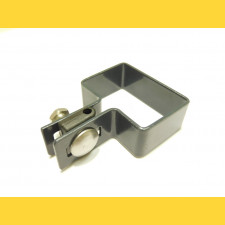 Panel clip for post 60x40mm / 4mm / ending / ZN+PVC7016