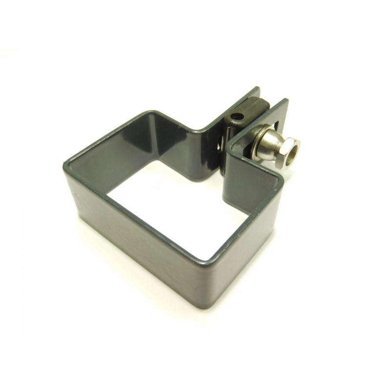 Príchytka panelu na stĺp 60x40mm / 4mm / koncová / ZN+PVC7016