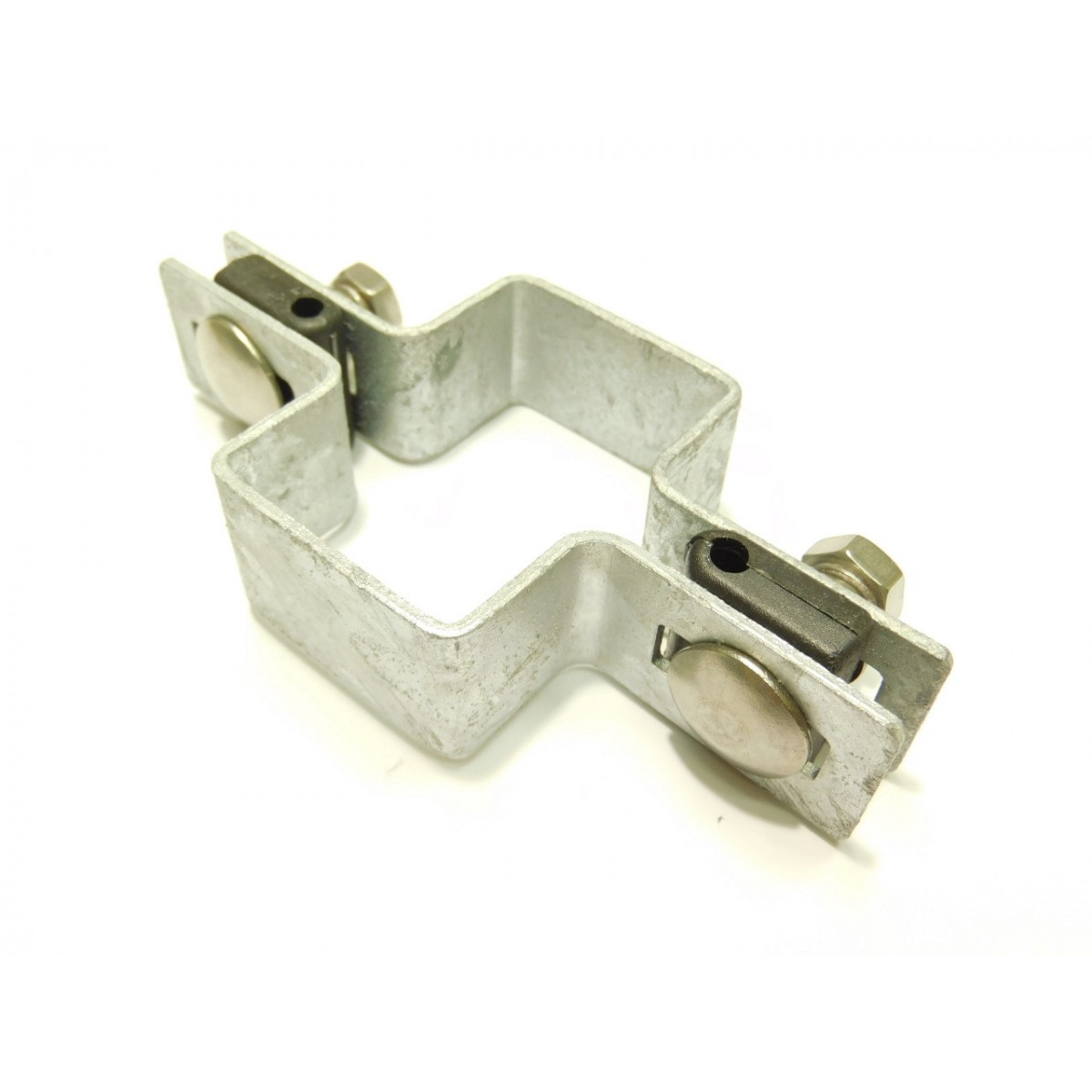 Táblarögzítő bilincs 60x40mm oszlopra / 4mm / köztes / HNZ