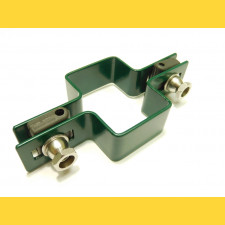 Panel clip for post 60x40mm / 4mm / continuous / ZN+PVC6005