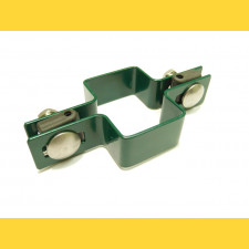 Panel clip for post 60x40mm / 4mm / continuous / ZN+PVC6005