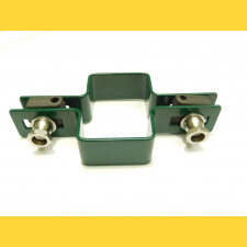 Panel clip for post 60x40mm / 5mm / continuous / ZN+PVC6005