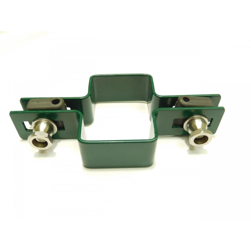 Panel clip for post 60x40mm / 5mm / continuous / ZN+PVC6005