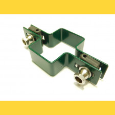 Panel clip for post 60x40mm / 5mm / continuous / ZN+PVC6005