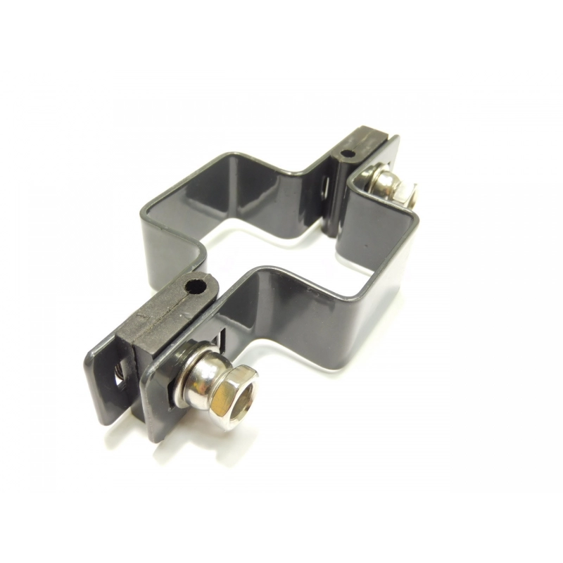 Príchytka panelu na stĺp 60x40mm / 4mm / priebežná / ZN+PVC7016