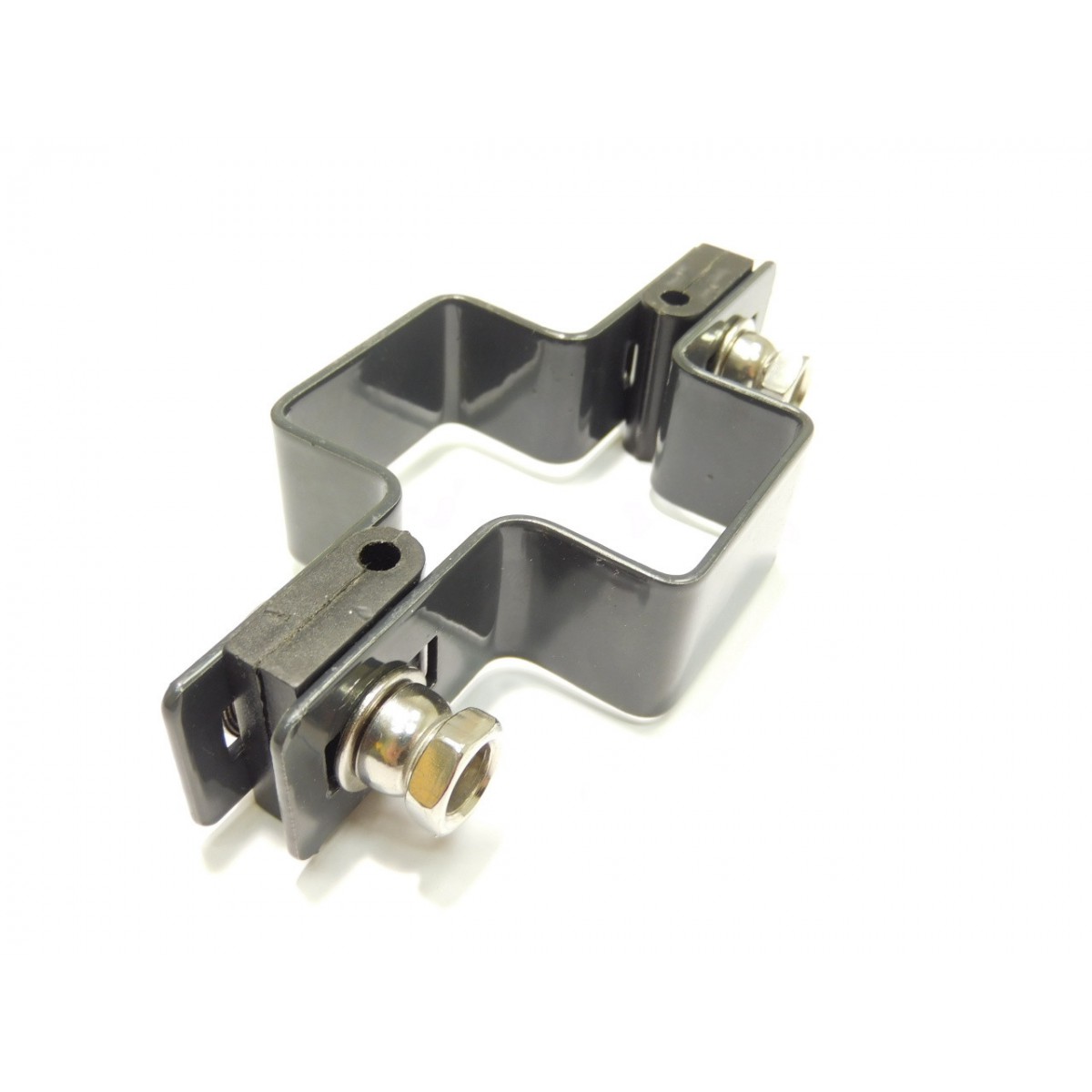 Príchytka panelu na stĺp 60x40mm / 4mm / priebežná / ZN+PVC7016