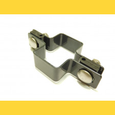 Panel clip for post 60x40mm / 4mm / continuous / ZN+PVC7016