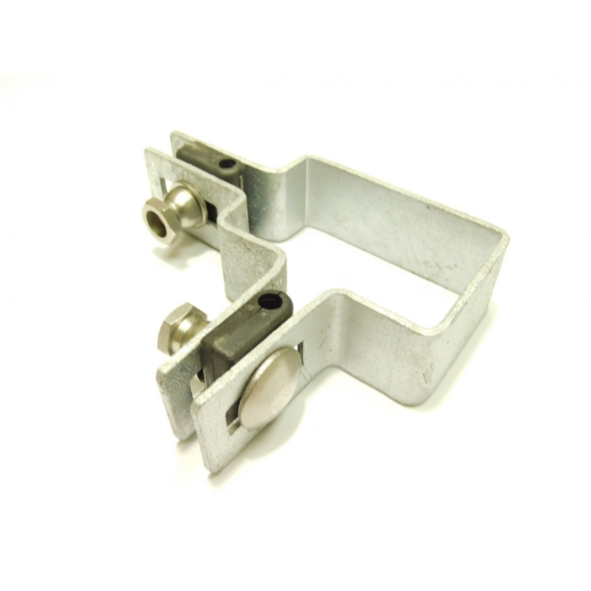 Táblarögzítő bilincs 60x40mm oszlopra / 5mm / sarok / HNZ