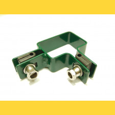 Panel clip for post 60x40mm / 4mm / corner / ZN+PVC6005