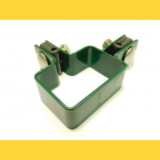 Panel clip for post 60x40mm / 4mm / corner / ZN+PVC6005