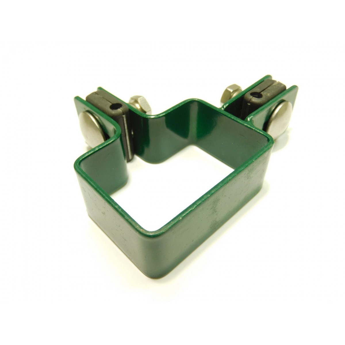 Príchytka panelu na stĺp 60x40mm / 4mm / rohová / ZN+PVC6005