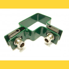 Panel clip for post 60x40mm / 4mm / corner / ZN+PVC6005