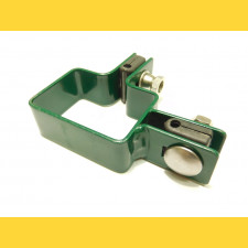 Panel clip for post 60x40mm / 5mm / corner / ZN+PVC6005