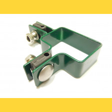 Panel clip for post 60x40mm / 5mm / corner / ZN+PVC6005