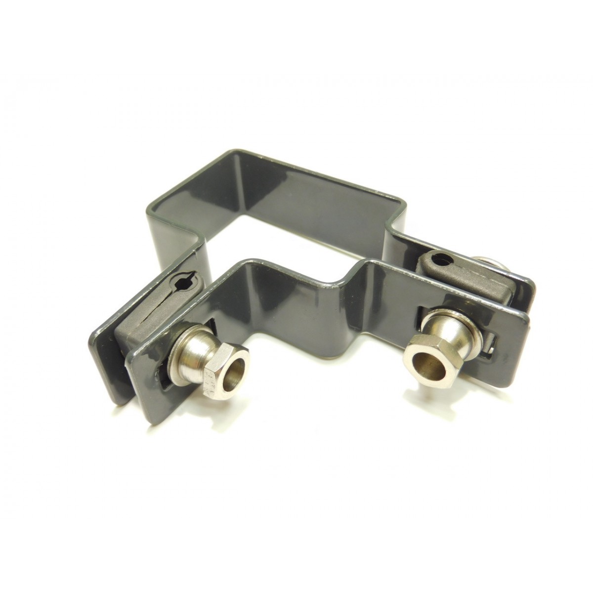 Príchytka panelu na stĺp 60x40mm / 4mm / rohová / ZN+PVC7016