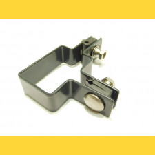 Panel clip for post 60x40mm / 4mm / corner / ZN+PVC7016