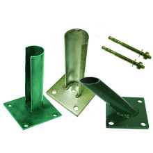 Stopa słupka i podpory, materiał kotwiący