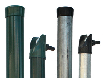 Posts and brace posts for chain link fence