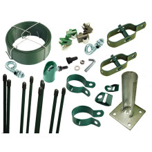 Accessories for chain link fences