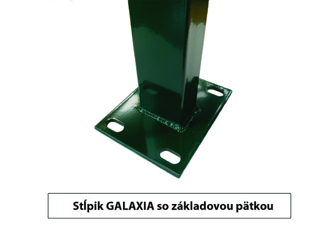 Stĺpik GALAXIA ZN+PVC6005 s pätkou